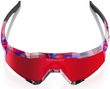 SPEEDCRAFT® FDJ Gloss Translucent Red/Blue HiPER® Fire Red Mirror Lens