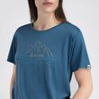 LightWool 140 Tee Sunset W's Blue Fusion