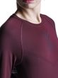XCEED RUN SHIRT LS WMN Oxide Red/X Black