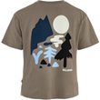 Forest Walk T-shirt W Suede Brown