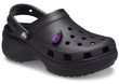 Classic Platform Clog W Blk