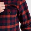 Skog Slim Shirt M Chalk White-Black Oak