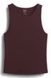 886602-02 Strečový crop top Hnědá