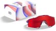 SPEEDCRAFT® FDJ Gloss Translucent Red/Blue HiPER® Fire Red Mirror Lens