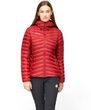 Albula IN Hooded Jacket Women dark mammut red