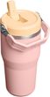 IceFlow™ Flip Straw 2.0 Tumbler 600 ml Peach Rose