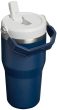 IceFlow™ Flip Straw 2.0 Tumbler 600 ml Dark Navy