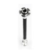 PUMP HOSE ABS FLEX HOSE WITH VALVE CORE TOOL BLACK / SILVER