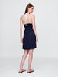 761042-01 Lněné mini šaty Americana Tmavě modrá