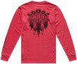 Skyline Ride LS Tee Feathered Ember Red