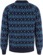 Övik Jacquard Knit M Dark Navy-Indigo Blue