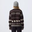 Fjällräven Jacquard Knit W Black Oak-Light Beige