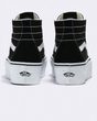 UA SK8-Hi Tapered Stackfo BLACK/TRUE WHIT