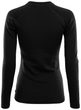 WarmWool Crew Neck shirt, Woman Jet Black