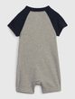 668750-00 Baby overal s logem Šedá