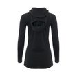 WarmWool hoodsweater V2 W's Jet Black