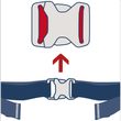 Buckle 38S HI/TR/AL grey
