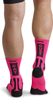X-SOCKS BIKE PERFORM CREW FLUO PINK/X BLACK
