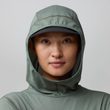 Abisko Sun-hoodie Dress W Patina Green