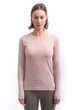 MERINO CORDURA dámské triko dl.rukáv dusty pink