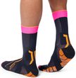 X-SOCKS® TRAILRUN TERRASKIN EXPERT CREW X BLACK/FLUO PINK/BLAZING ORANGE