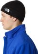 TNF LOGO BOX CUFFED BEANIE, TNF BLACK