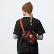 Kånken Koncept Crossbody 4 Black Oak-Rowan Red
