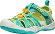 MOXIE SANDAL CHILDREN, bright aqua/bright marigold