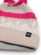 Norrak Pompon MÜ Beige-Weiss-Pink