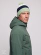 Star Pompon MÜ Khaki-Limette-Weiß