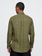 Lněná košile Classic Shirt Zelená