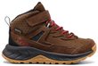HIGHTRAIL MID WP CHILDREN dark earth/garnet