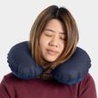 Aeros Ultralight Travel Pillow Navy Peony