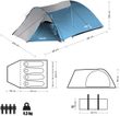 Camp NC6012 Trekker 4 modro-šedý
