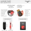 Wallet Click & Slide - vegan Bio Apple tmavomodrá