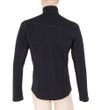 MERINO UPPER pánská mikina krátký zip, černá