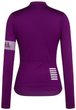 Pro Team Women's Midweight Long Sleeve Cycling Jersey II Purple/bílá