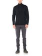 M Original LS Half Zip, BLACK