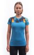 MERINO IMPRESS dámské triko kr.rukáv modrá/universe