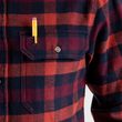 Skog Slim Shirt M Chalk White-Black Oak