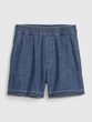 601008-00 Dětské džínové kraťasy Tmavě modrá