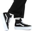UA SK8-Hi Tapered Stackfo BLACK/TRUE WHIT