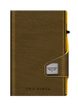 Wallet Click & Slide - vegan Bamboo Brown Bark / Gold