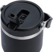 IceFlow™ Flip Straw 2.0 Tumbler 600 ml Black 2.0