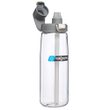 Straw bottle 700 ml, Clear w/Gray Cap