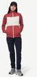 Egga Grid Merino Jkt Wmn Marsala/Offwhite