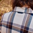 Singi Flannel Overshirt M Black Oak-Dark Navy