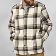 Singi Flannel Overshirt M Black Oak-Dark Navy