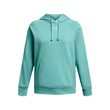 Rival Fleece Hoodie, Radial Turquoise / White