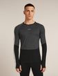 Men Mer 200 Oasis+ LS Crewe BLACK/JET HTHR/UNDYED/CB